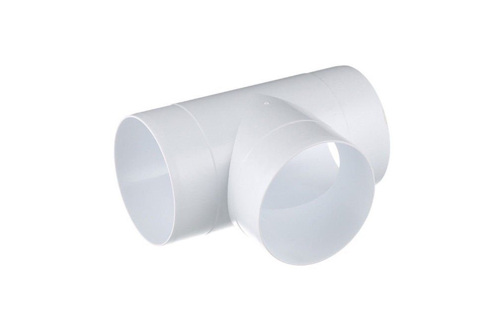 Plastic tee with a diameter of 100mm